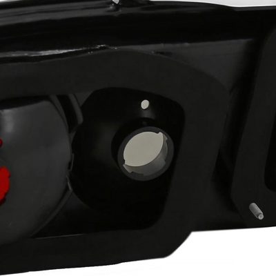 1989-1994 Nissan 240SX S13 Hatchback Tail Lights Chrome Housing/Smoke Lens