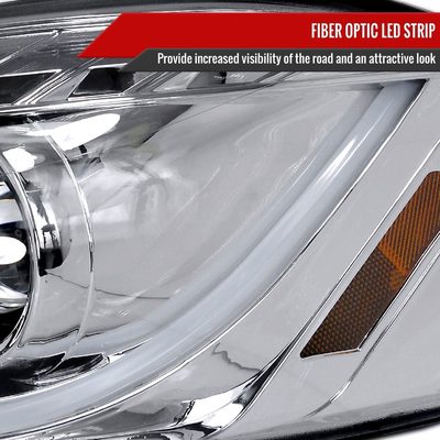 2006-2013 Chevy Impala /Impala Limited /Monte Carlo LED Bar Headlights Chrome