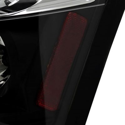 2005-2008 Dodge Magnum Tail Lights Matte Black Housing/Clear Lens