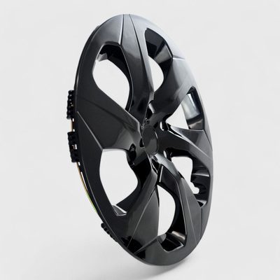 2019-2024 Toyota RAV4 Wheel Cover Hubcaps Set Gloss Black 4Pcs ABS Plastic