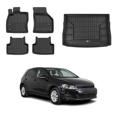 OMAC Floor Mats & Cargo Liners for VW Golf Mk7 2015-2021 Upper Trunk