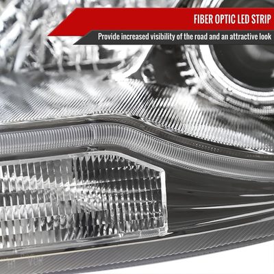 1999-2006 Audi TT LED Bar Projector Headlights Chrome Housing/Clear Lens