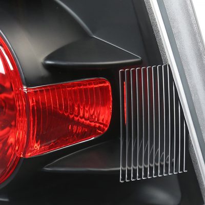 2003-2005 Toyota 4Runner Tail Lights Matte Black Housing/Clear Lens