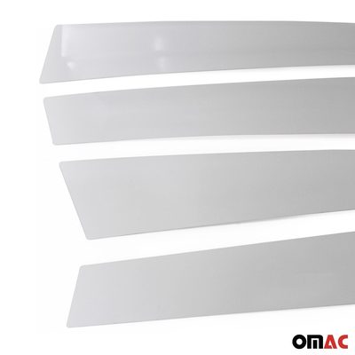 2021-2026 Hyundai Elantra Window B Pillar Posts Door Trim Stainless Steel Silver 4x