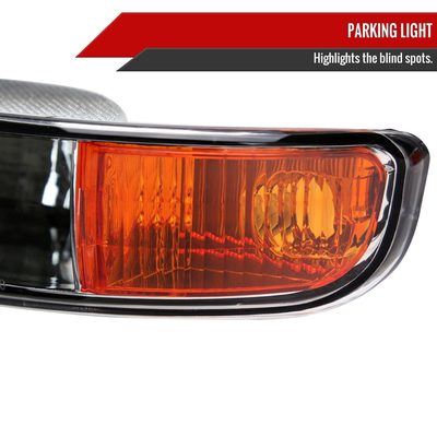 1999-2006 GMC Sierra/ 2000-2006 Yukon/Yukon XL Factory Bumper Lights Chrome