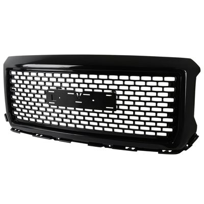 2014-2015 GMC Sierra 1500 Glossy Black ABS Denali Style Mesh Grille