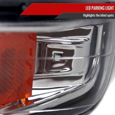 1999-2002 Chevy Silverado/ 00-2006 Tahoe Suburban LED Bumper Lights Chrome