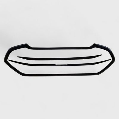 2018-2022 Ford Ecosport Grille Overlay Gloss Black 3Pcs ABS Plastic