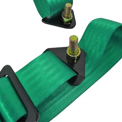 Universal Green 4 Point Racing Seat Belt Buckle Safety Harness