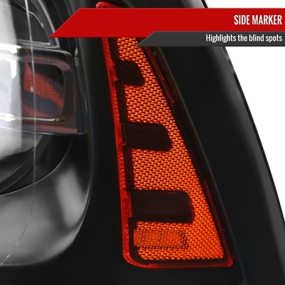 2009-2018 Dodge RAM 1500 / RAM 2500 3500 LED Bar Headlights Black