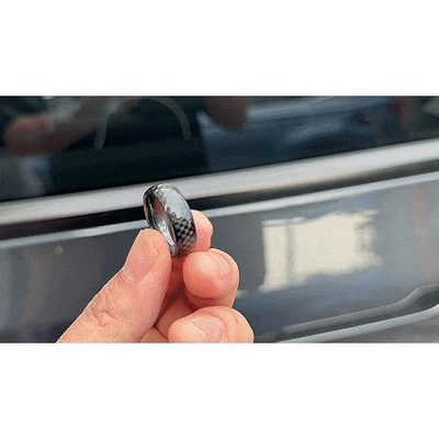 Carbon Fiber Smart NFC Key Ring for Cybertruck