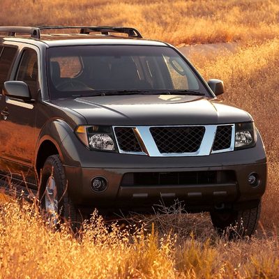 2005-2008 Nissan Frontier/2005-2006 Pathfinder Factory Headlights Matt Black
