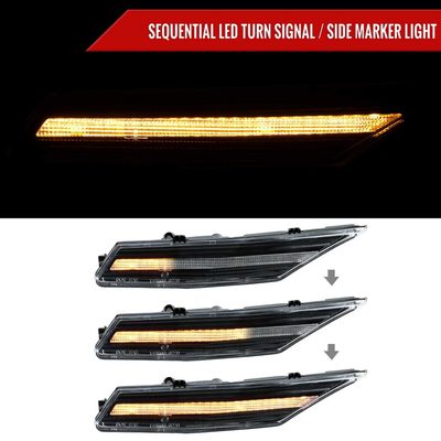 For Porsche Taycan 4S 2019-2025 LED Turn Signal Light With Seqeuntial