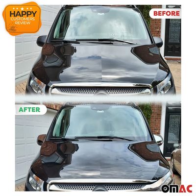 2016-2024 Mercedes Metris Side Mirror Cover Caps ABS Chrome Silver 2Pcs