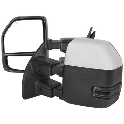 1999-2016 Ford F-250/F-350/F450 Heated Chrome Towing Mirrors Smoke Turn Signal