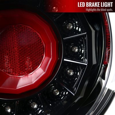 2012-2016 Scion FRS/ BRZ/ Toyota 86 LED Sequential Tail Lights Jet Black/Clear