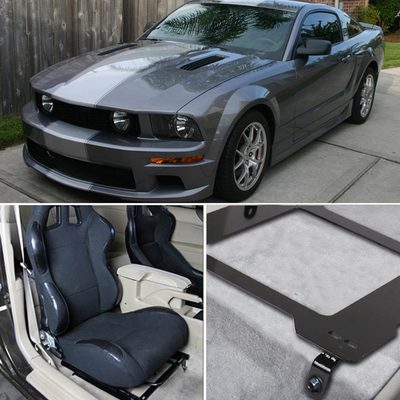 2005-2014 Ford Mustang Tensile Steel Racing Seats Mounting Brackets - 2PCS
