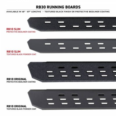 Estribos RB30 80" Ngo Text para S10 MAX 22 - 26 Dob Cab