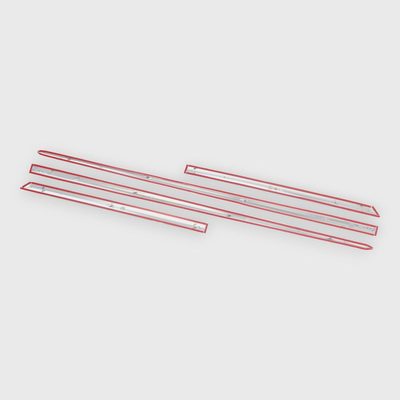 2015-2019 Cadillac ATS Side Door Molding Trim Set Chrome 4Pcs ABS Plastic