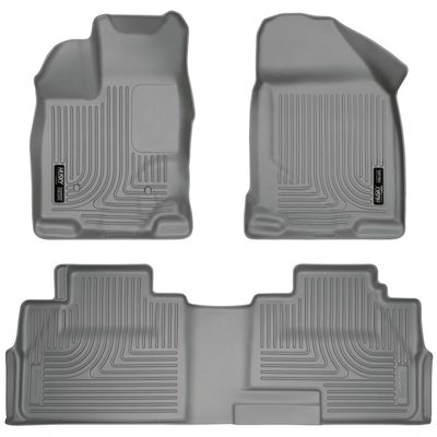 Tapetes Husky Weatherbeater 1ra y 2da Fila Color Negro para Edge 07-14