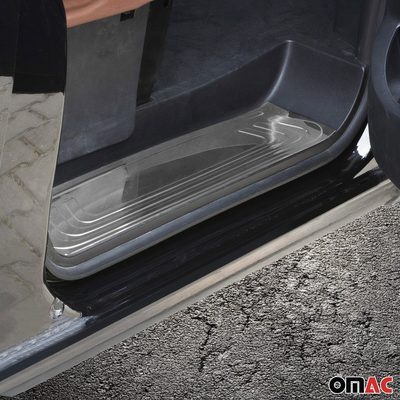 2016-2024 Mercedes Metris Door Sill Scuff Plate Scratch Protector Stainless Steel 2Pcs