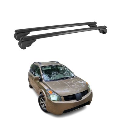 2004-2009 Nissan Quest Roof Rack Cross Bars Black