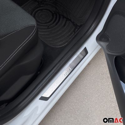 Jeep Grand Cherokee Door Sill Scuff Plate Scratch Protector Sport Stainless Steel Silver 2 Pcs