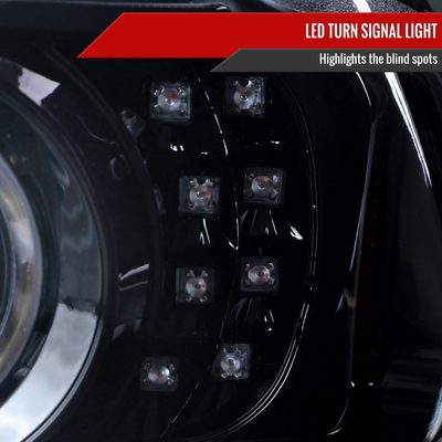 2001-2011 Ford Ranger Projector Headlights LED Light & LED Signal Lights Smoke
