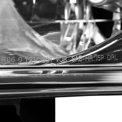 2006-2011 Chevrolet HHR Factory Style Headlights Chrome Housing/Clear Lens