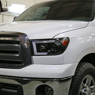 2007-2013 Toyota Tundra/ 08-2017 Sequoia LED C-Bar Headlights Signal Black