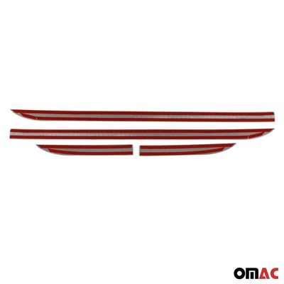 2014-2019 Ford Transit Connect Side Door Molding Trim Stainless Steel Silver 4x
