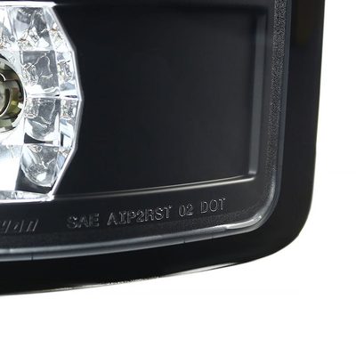 2002-2006 Dodge RAM V2 LED Tail Lights Matte Black Housing/Clear Lens