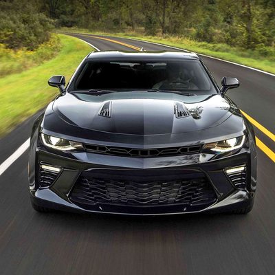 2016-2018 Chevy Camaro/2019-2022 Camaro ZL1 Black Front Upper Bumper Hood Grille