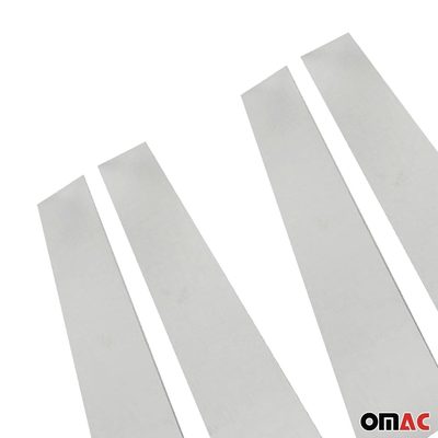 2018-2020 Buick Regal Sportback Window B Pillar Posts Door Trim Cover Stainless Steel 8x