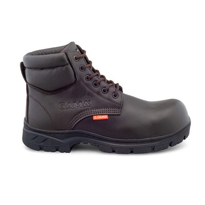 Bota 20 Flor entera Café Suela Tropa Hule