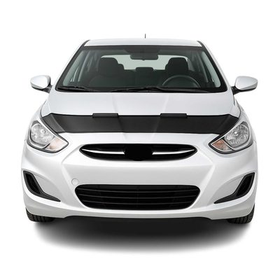 2011-2018 Hyundai Accent Blue Car Bonnet Mask Hood Bra Black 1 Pc