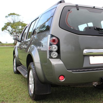 2005-2012 Nissan Pathfinder Tail Lights Matte Black Housing/Clear Lens