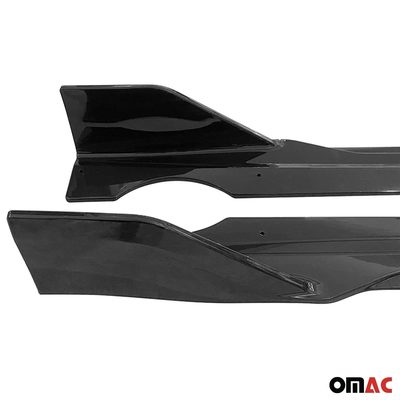 2019-2026 BMW X5 G05 Side Skirts Samurai Anti-Scratch for Edges Black ABS Gloss 2 Pcs