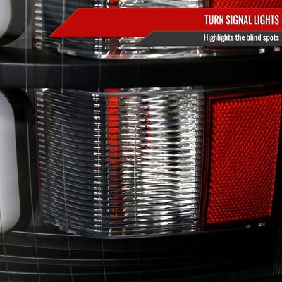2007-2013 Chevy Silverado 1500 2500HD 3500HD Dual LED C-Bar Headlights Black