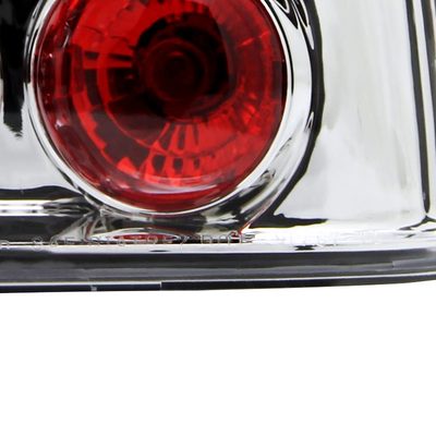 1998-2001 VW Passat Sedan Tail Lights Chrome Housing/Clear Lens