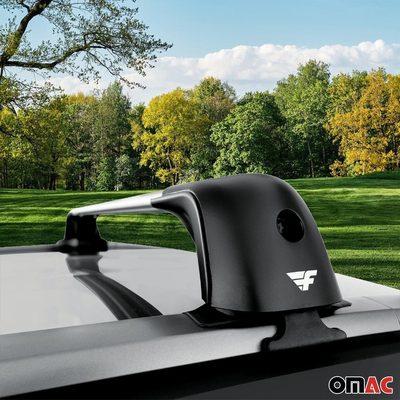 2019-2026 Audi Q8 Roof Racks Cross Bars Silver
