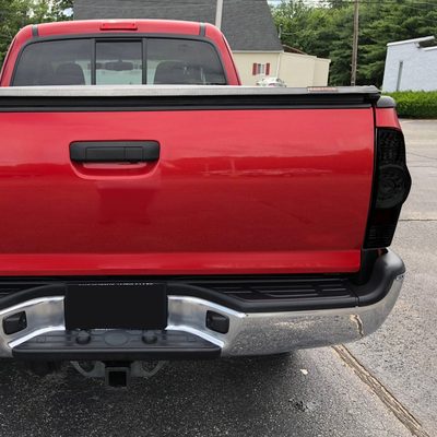 2005-2015 Toyota Tacoma LED Tail Lights Chrome Housing/Dark Smoke Lens