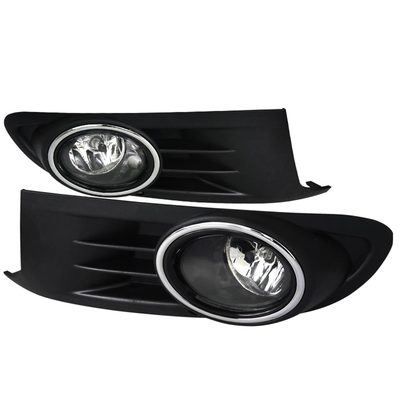 2010-2014 VW Jetta/Golf Mk6 TDI/TSI 12V/55W 9006 Fog Lights Kit Chrome/Clear