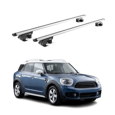 2017-2024 Mini Cooper Countryman F60 Roof Rack Cross Bars Silver