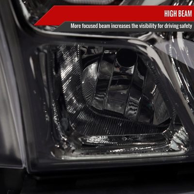 2019-2024 Dodge RAM 1500 Factory Headlights w/Amber Reflectors Chrome/Smoke