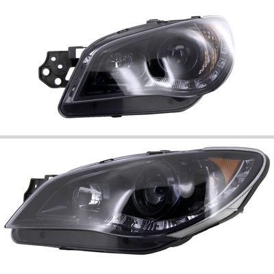 2006-2007 Subaru Impreza WRX/STI Projector Headlights LED Light Strip Smoke