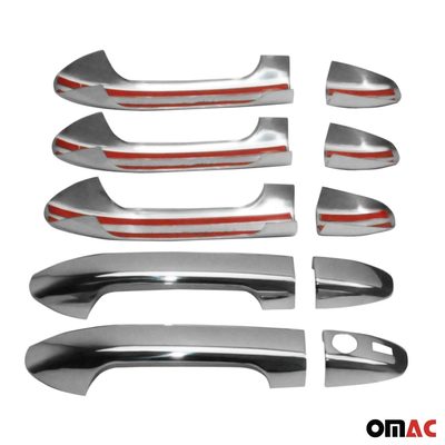 2016-2024 Mercedes Metris Car Door Handle Cover Protector Keyless Stainless Steel 10x