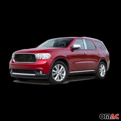 2004-2009 Dodge Durango Stainless Steel Pillar Trim 4 Pcs