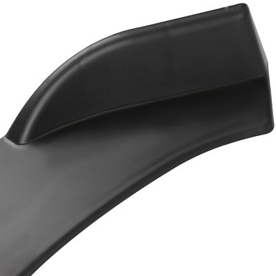 Universal Matte Black Polypropylene 3Pcs Bumper Lip Body Kit Splitter Spoiler