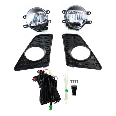 2013-2015 Lexus GS350 F-Sport 6500K LED Fog Lights Kit Chrome/Clear Lens